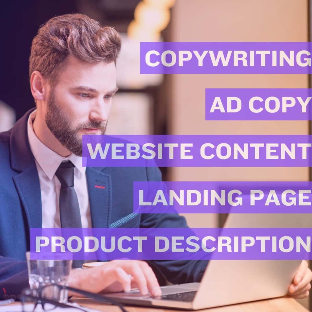 copywriting services in Charlotte offering SEO based blog writing, landing page content and ad copy.