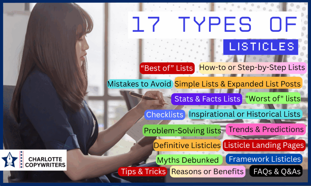 17 Types of Listicles
